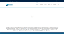 Desktop Screenshot of gonzaleslanguages.com